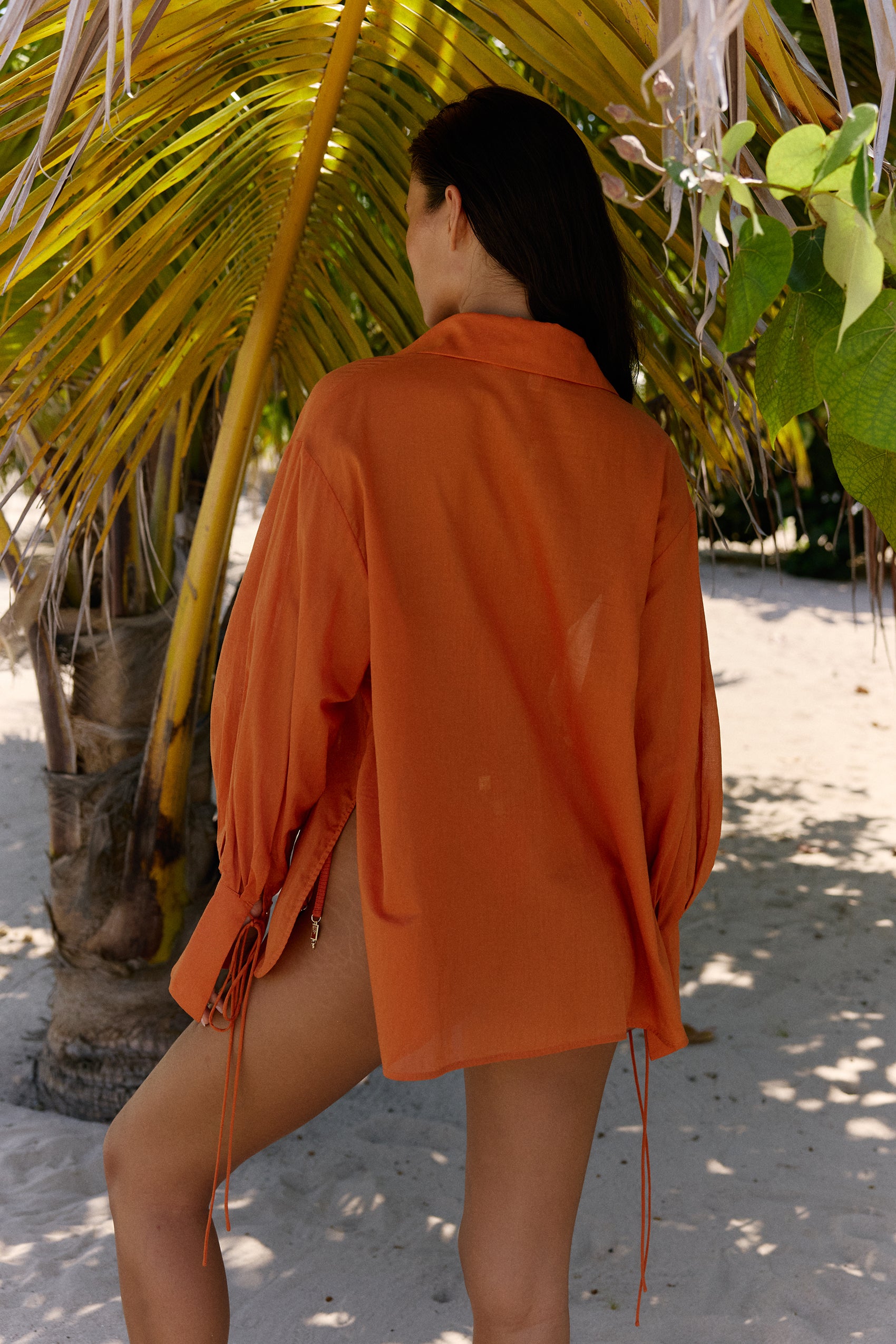 Valetta Cotton Shirt in Quemada