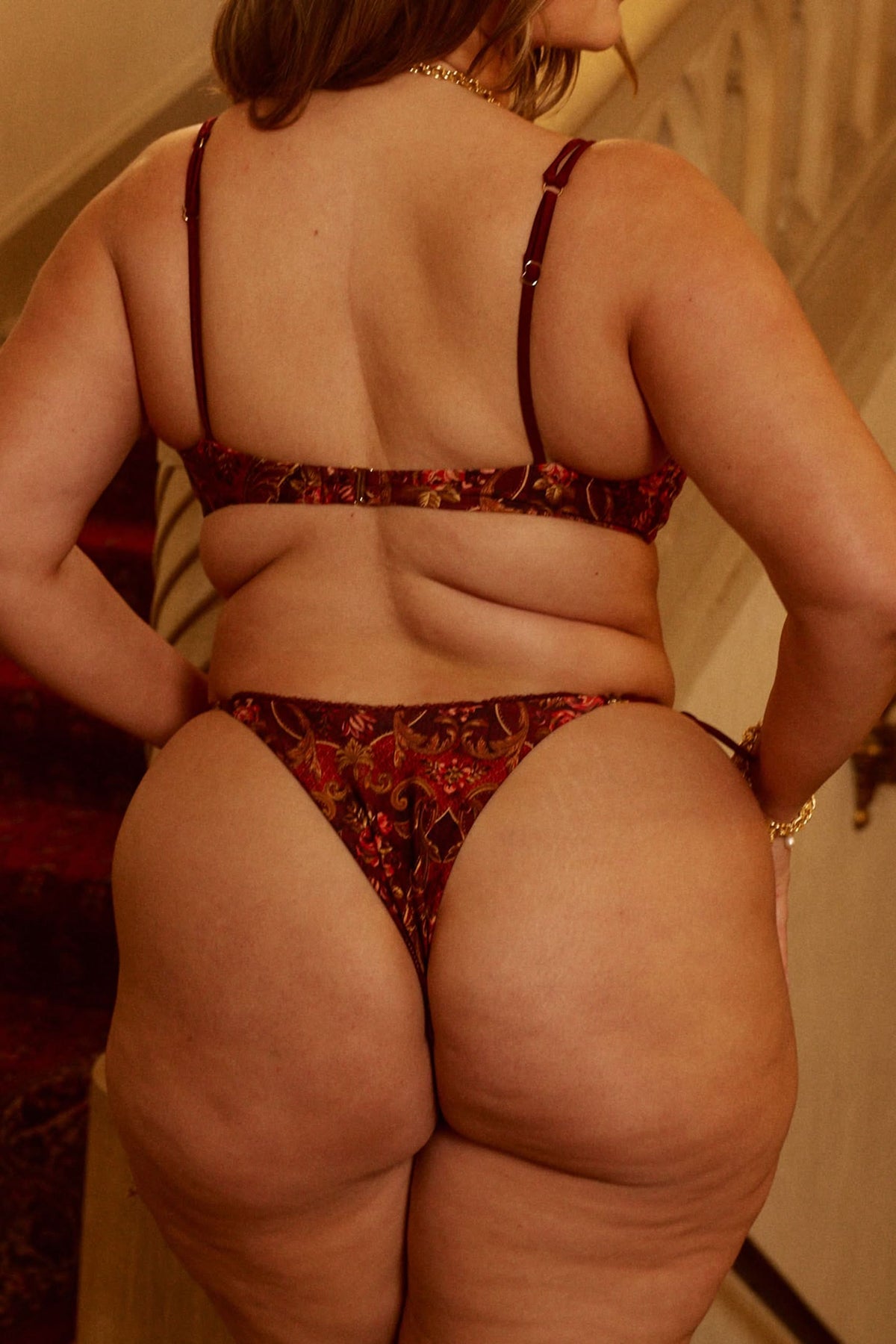 Sienna Bikini Bottom in Rosetta