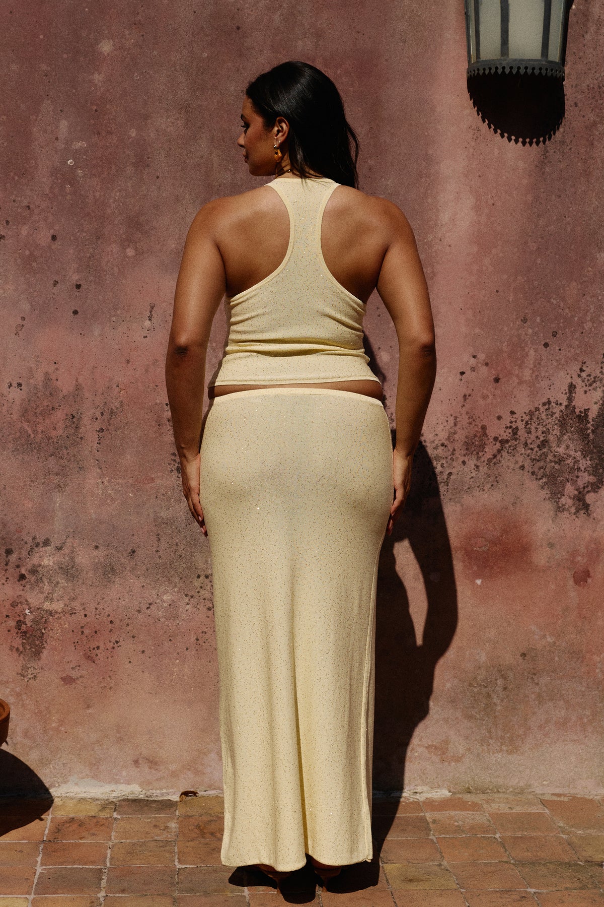 Loretta Knit Maxi Skirt in Butteré