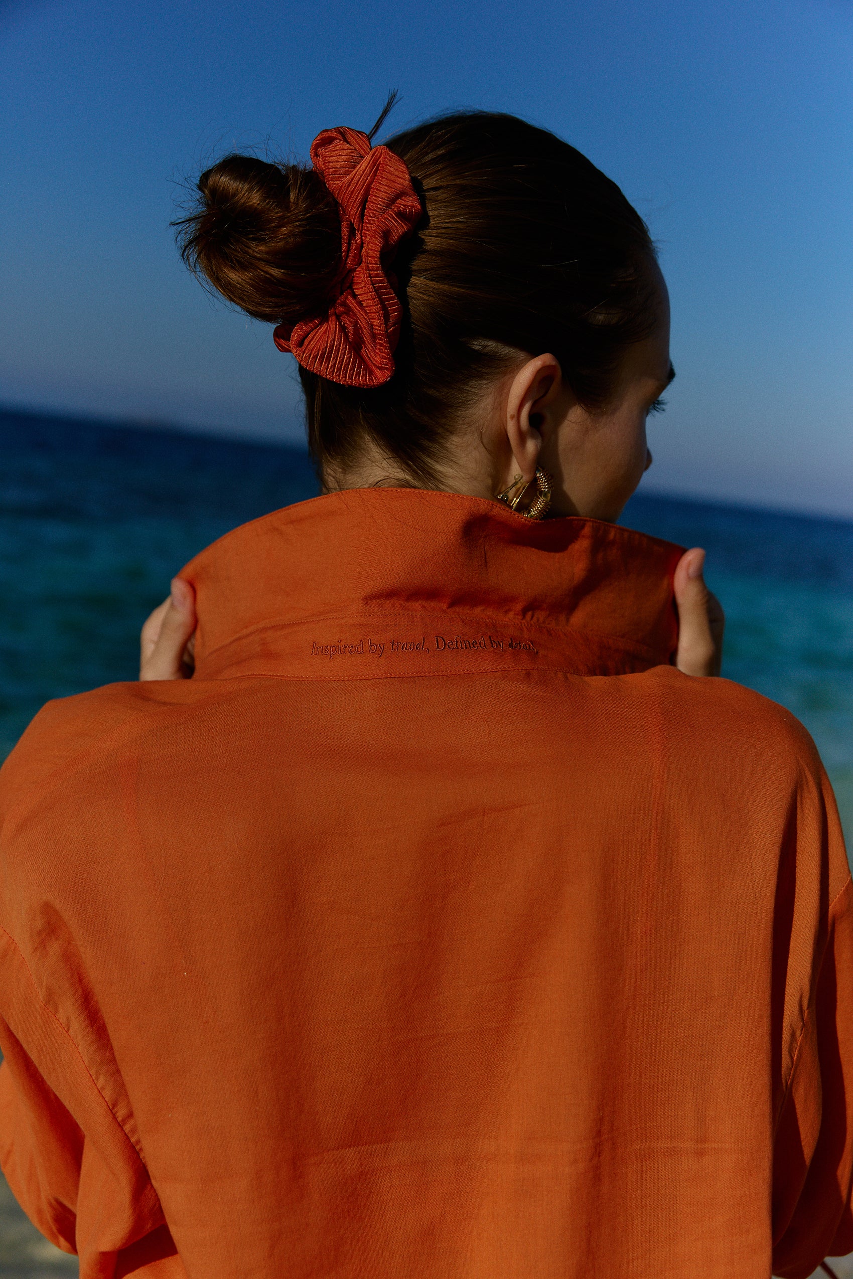 Valetta Cotton Shirt in Quemada