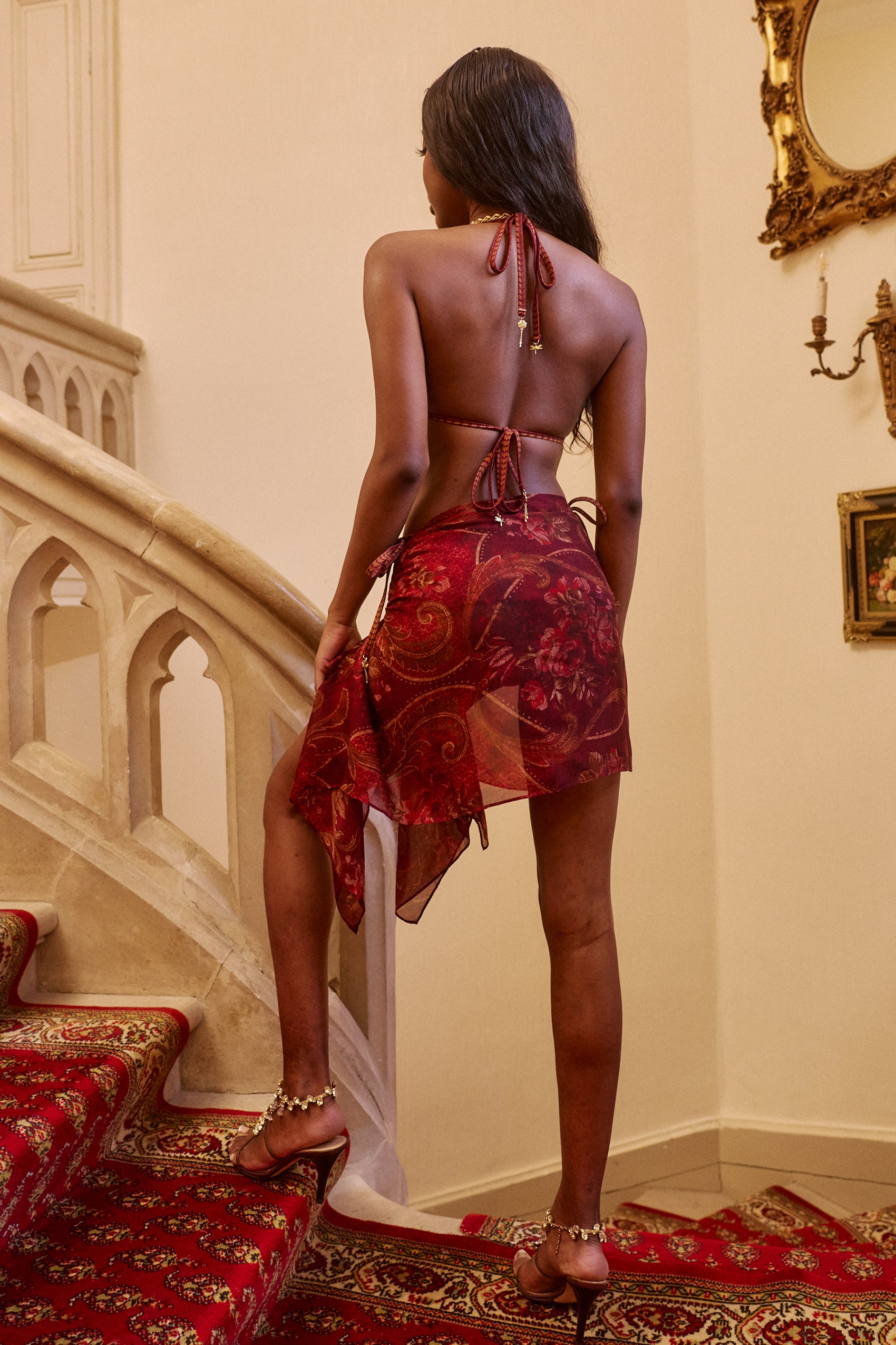 Georgette Sarong in Rosetta