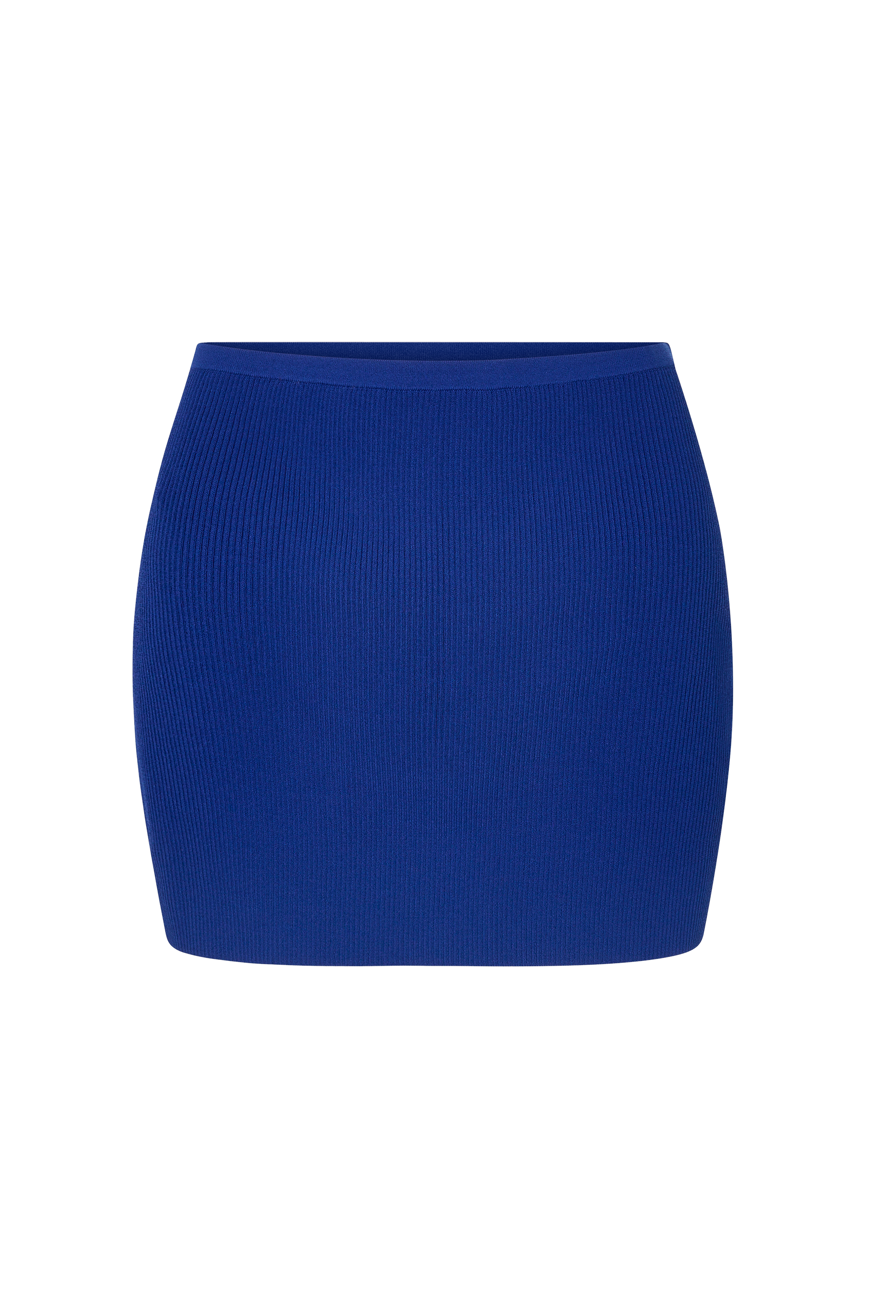 Larissa Knit Mini Skirt in Aegean
