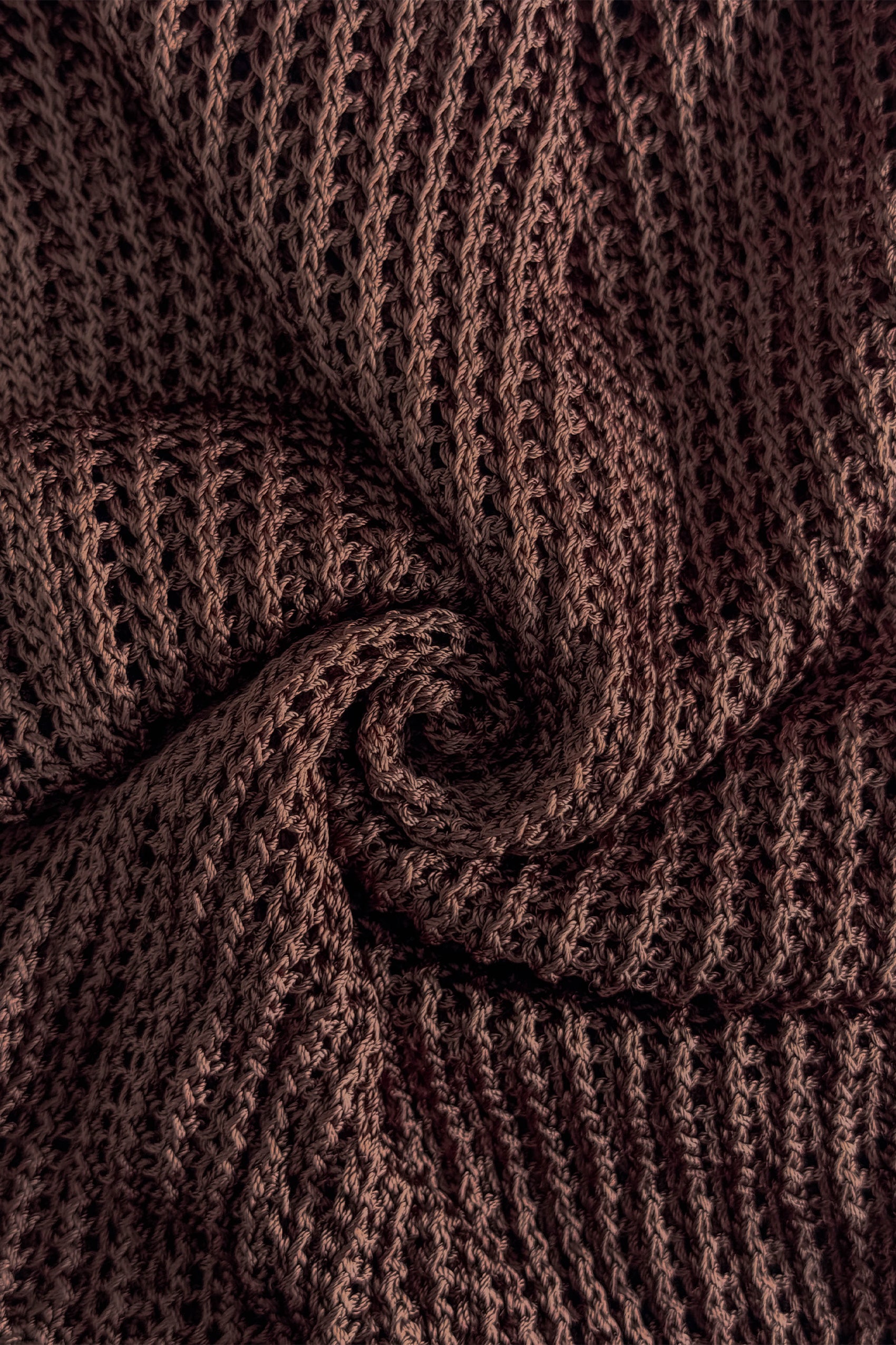 Celina Crochet Bralette in Cacao