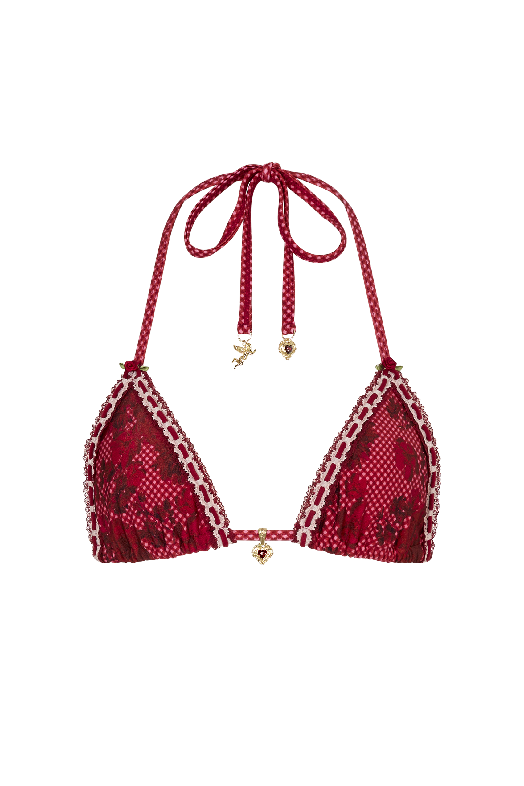 Barcelona Bikini Top in Rose