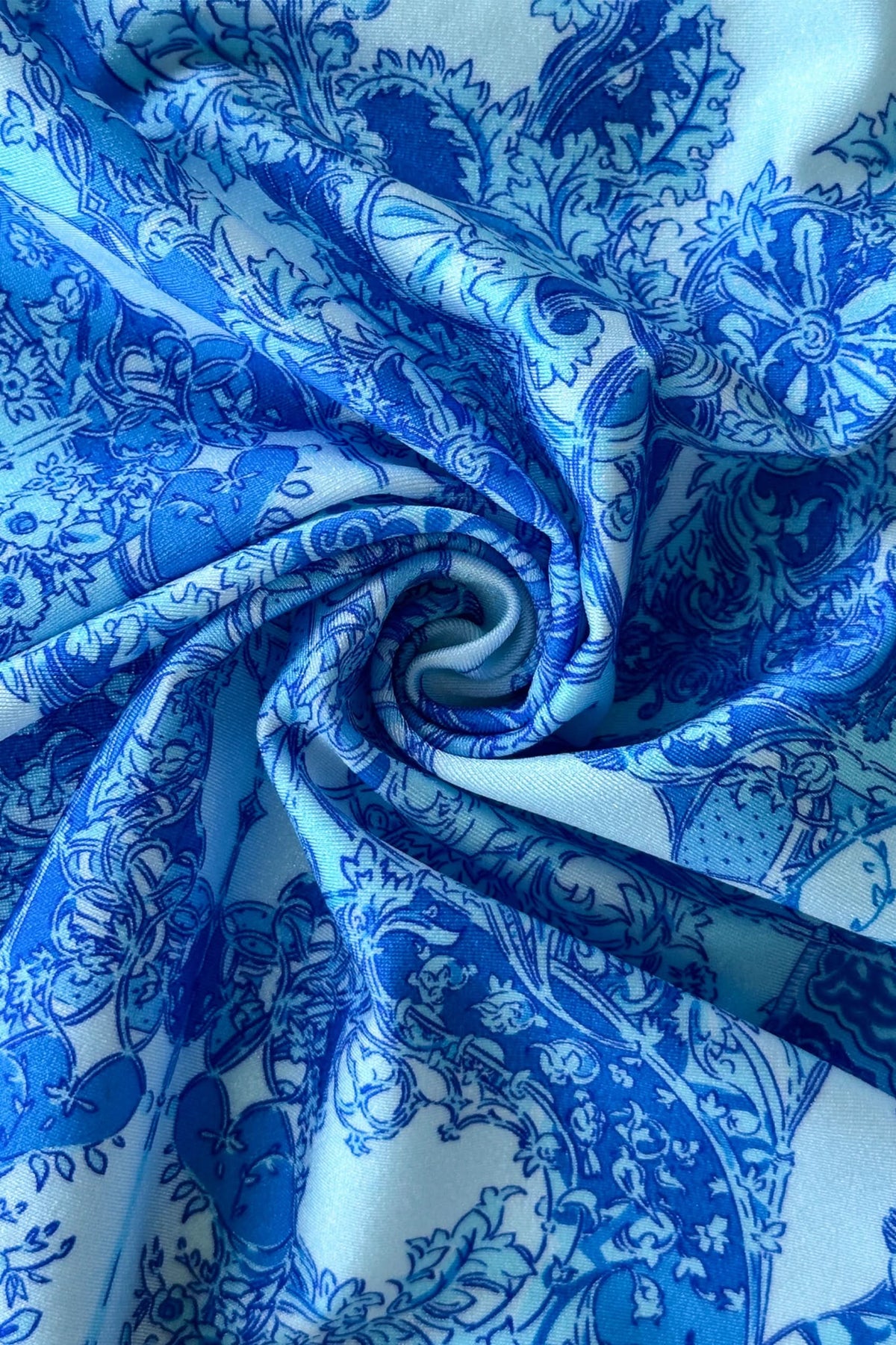 Buzios Bikini Bottom in Azzurro