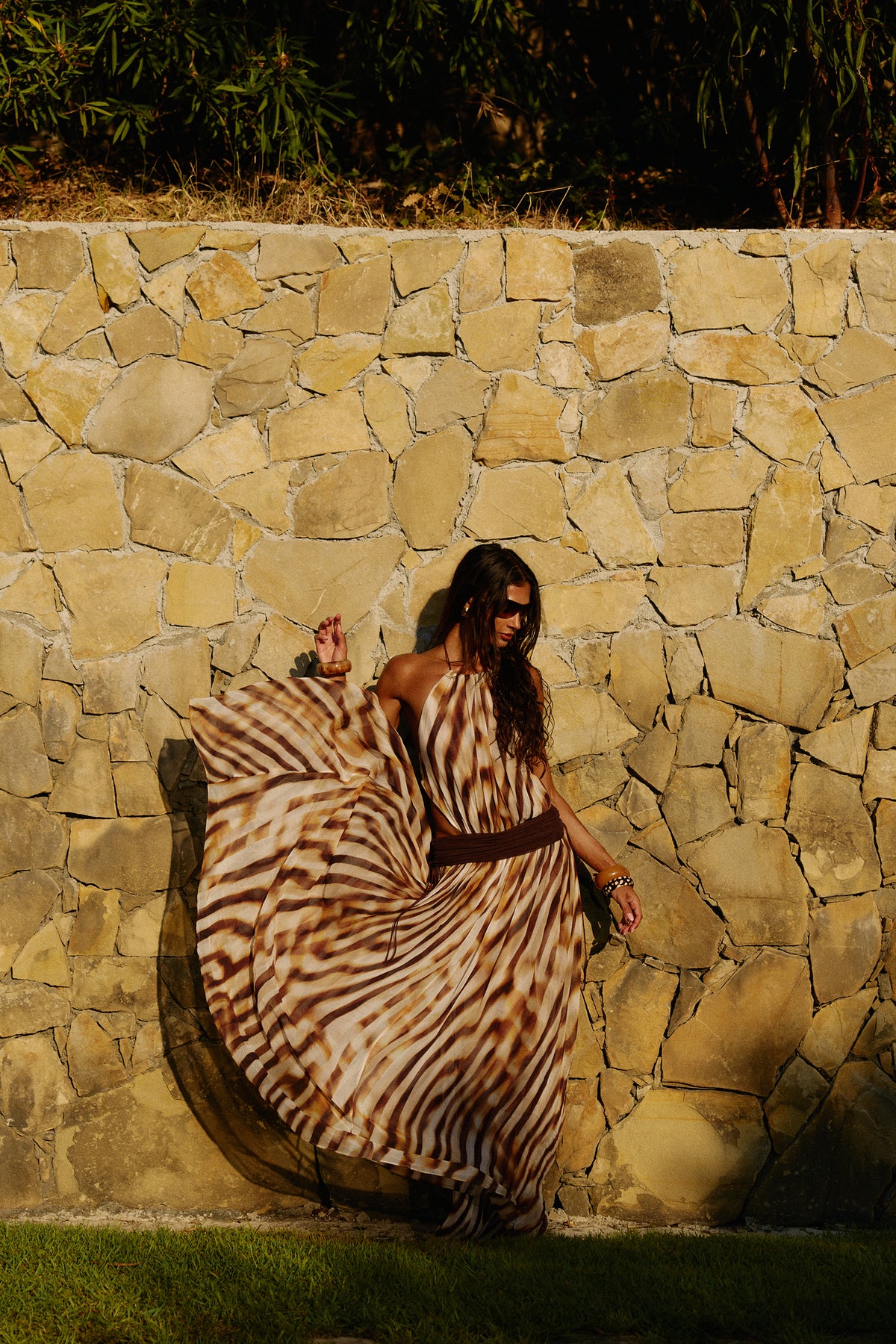 Milena Maxi Dress in Palazzo