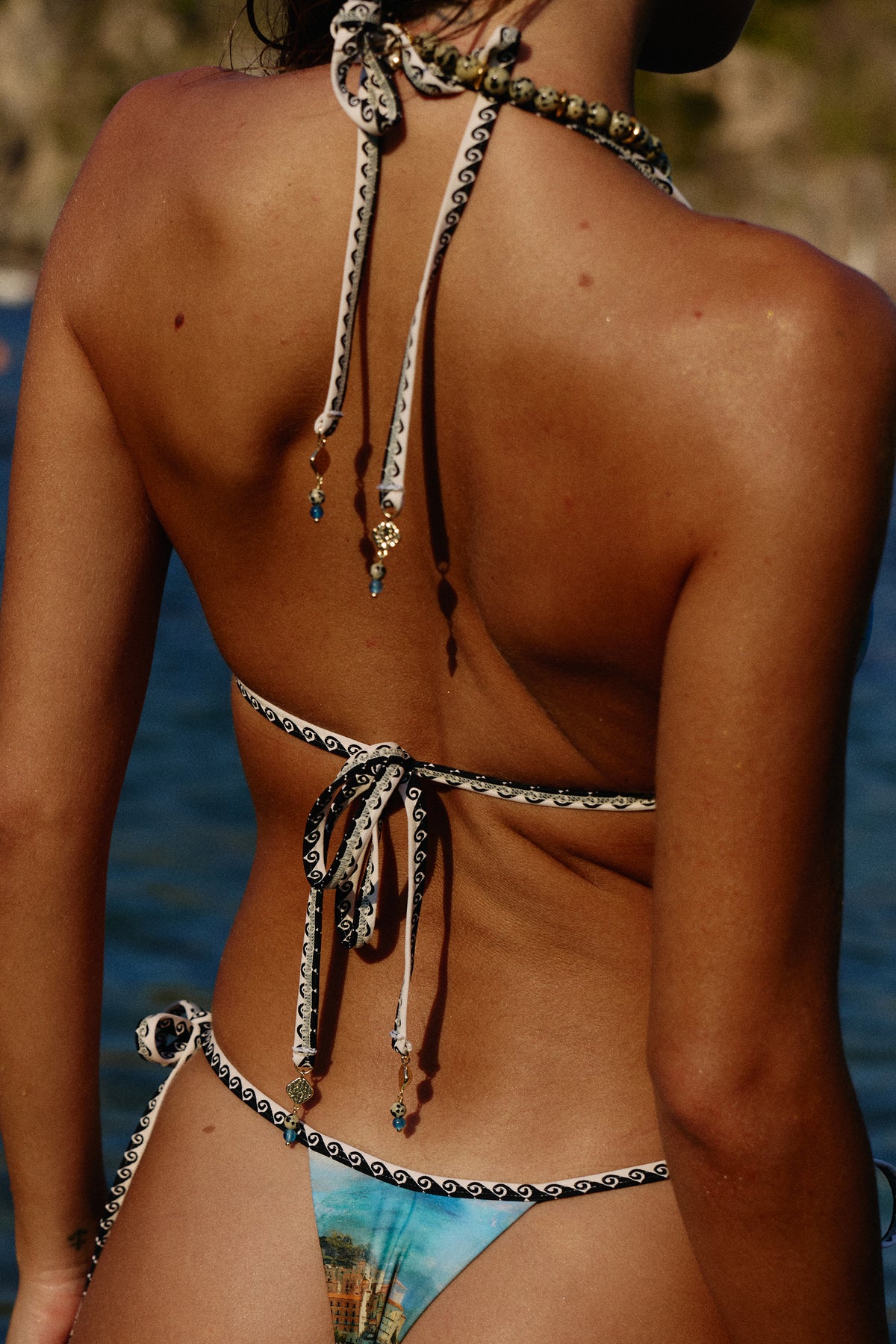 Barcelona Bikini Top in Cartolina