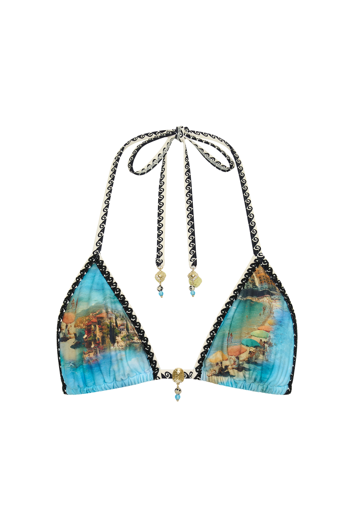 Barcelona Bikini Top in Cartolina