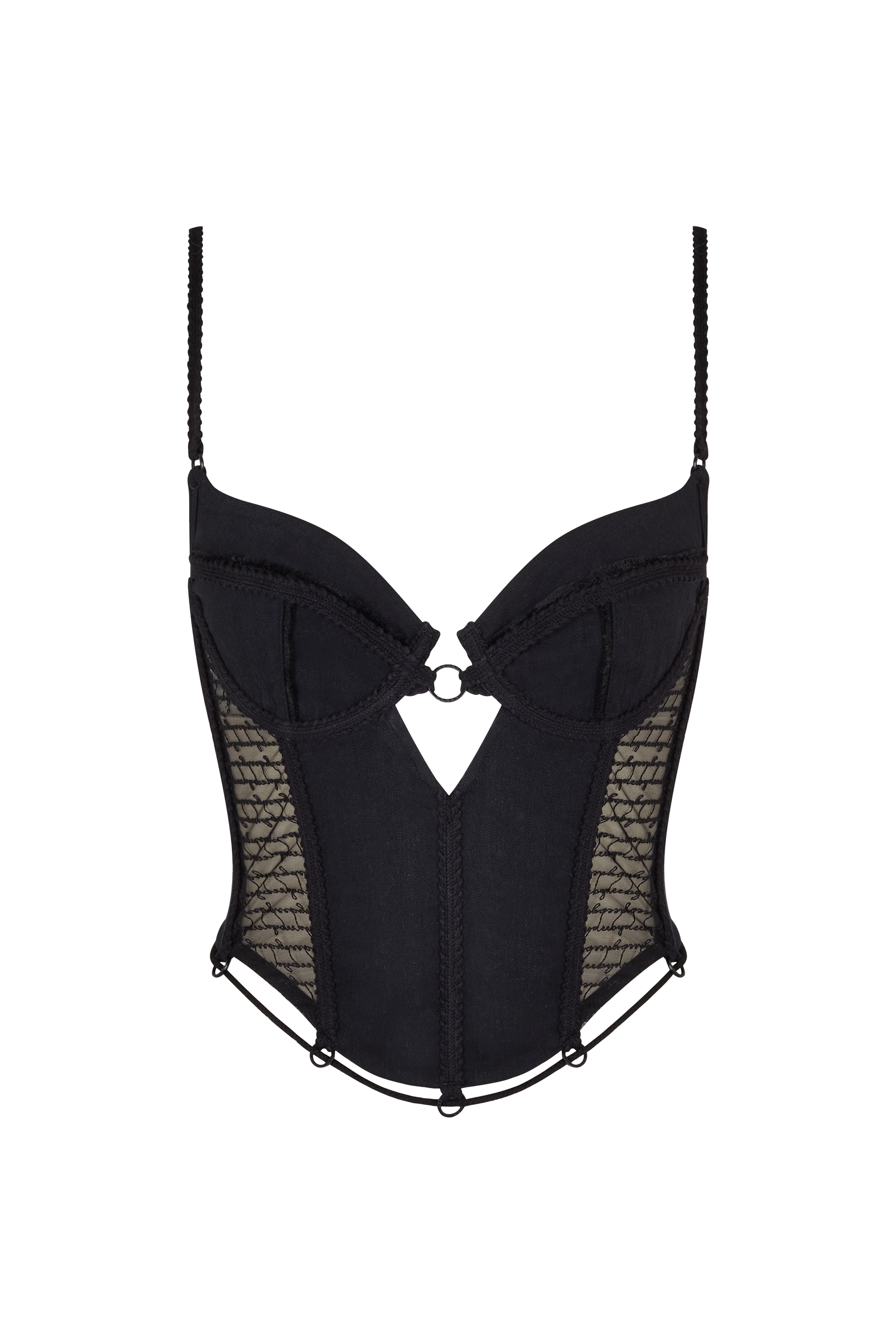 Ebony Corset in Onyx
